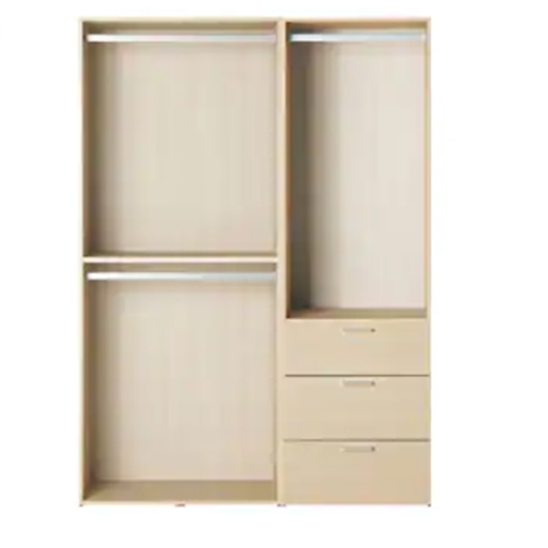 한샘 더블유 서랍형 드레스룸 세트 1200 (높이 194cm)_이미지