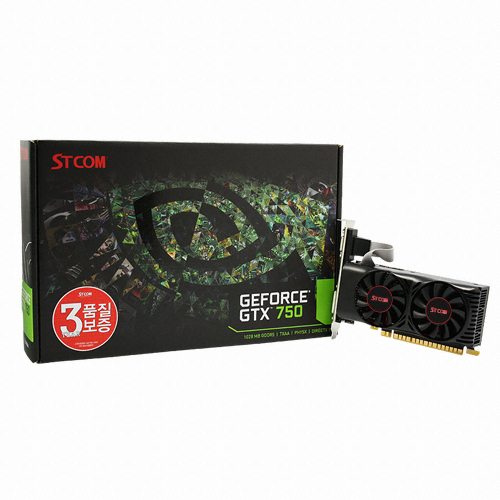 STCOM 지포스 GTX750 D5 1GB 128BIT LP_이미지
