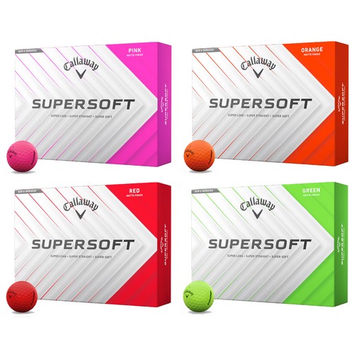 캘러웨이 슈퍼소프트 25 (무광컬러공, 240개)_이미지