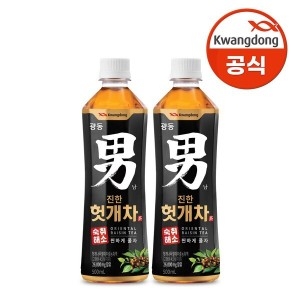 광동제약 힘찬하루 헛개차 500ml (48개)_이미지