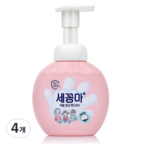 온더바디 세꼼마 버블 항균 핸드워시 파우더향 250ml (4개)_이미지