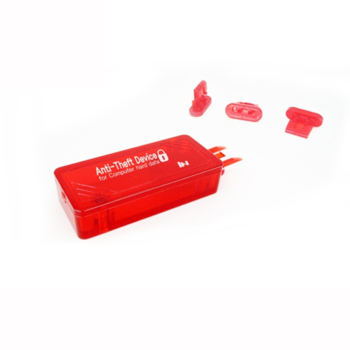 인네트워크 IN-UA USB 포트락 (IN-UAPTR, 레드 키)_이미지