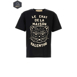 발렌티노 B0441738427 티셔츠 르 CHAT 드 라 M 7V3MG16PB32 9RA