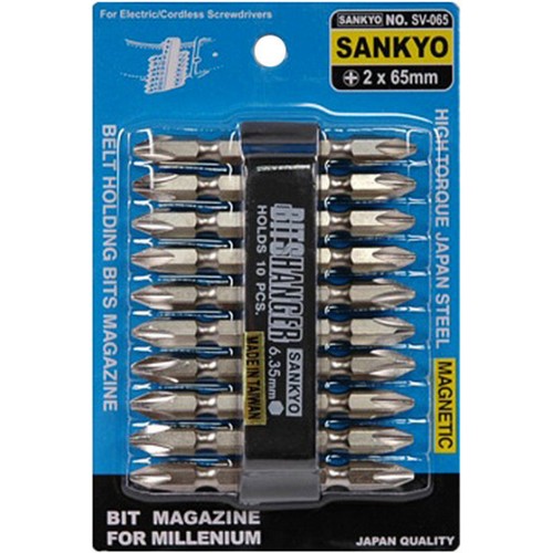  산교 드라이버 비트세트 SV-065 10pcs