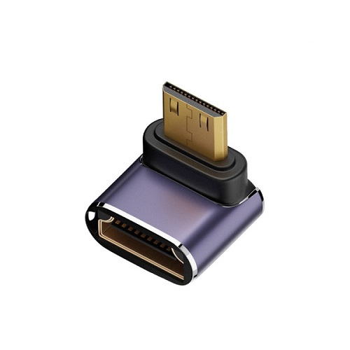 라이트컴 COMS JA209 Mini HDMI to HDMI 상향 꺾임 젠더