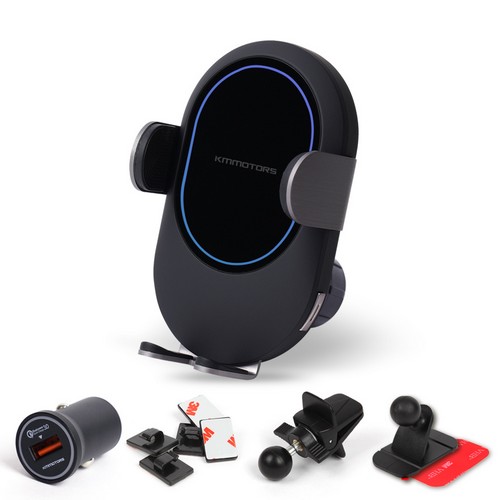 케이엠모터스 충잘 차량용 무선충전거치대 ver.3 패키지형_이미지