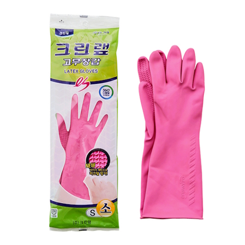 크린랲 es 고무장갑 (소) (5켤레)_이미지