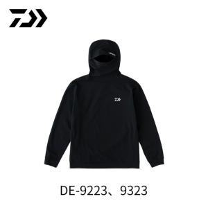 다이와 맨투맨 낚시복 가을 겨울 DE-9223 방한 후드티 긴팔 스셔츠 풀오버 마스크_이미지