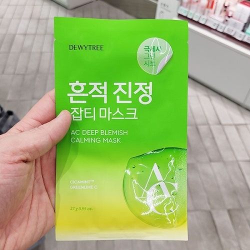 듀이트리 AC딥 열감 진정 마스크 (1매)_이미지