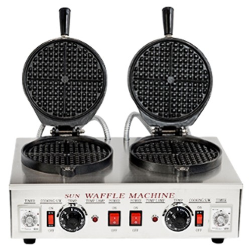 태양산업 일반원형 2구 와플기계