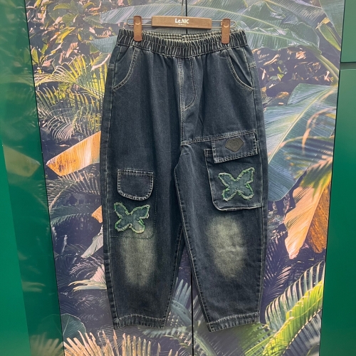 르니앤맥코이 나비자수패치워싱배기청바지MN04SD004_IC