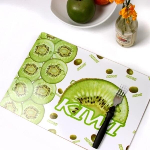 디자인에버 하우스케어 빈티지 라벨 코르크 테이블매트(대) Kiwi
