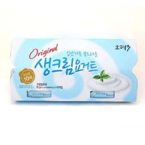 동원F&B 소와나무 생크림 요거트 85g (8개)