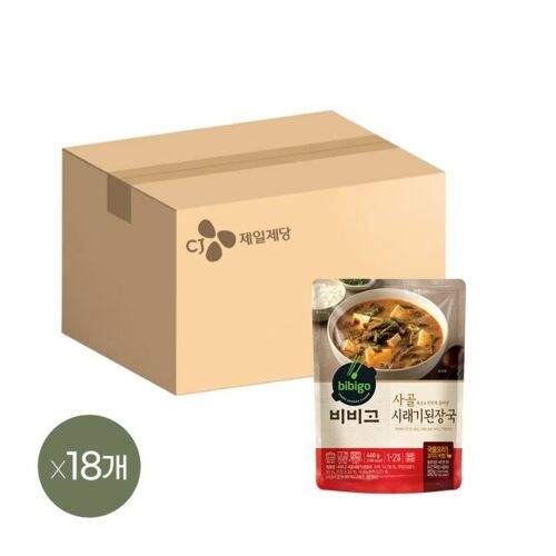 CJ제일제당 비비고 사골시래기된장국 460g (18개)