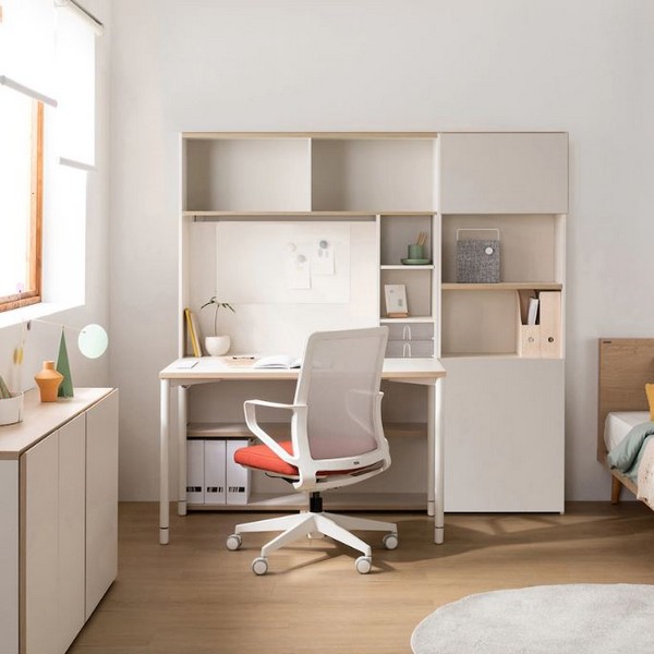 리바트  하움 오브제 5단 학생 책상세트 (1400x590)