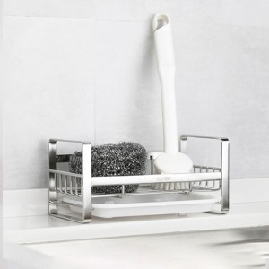 생활살림 싱크대 수세미거치대 스테인리스 수세미 걸이_이미지