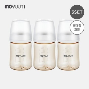 모윰 3세대 PPSU 노꼭지 올인원 베이직 젖병 170ml (3개)_이미지
