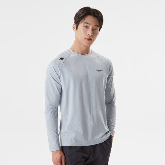 자가드 긴팔 티셔츠 SP321TTL71