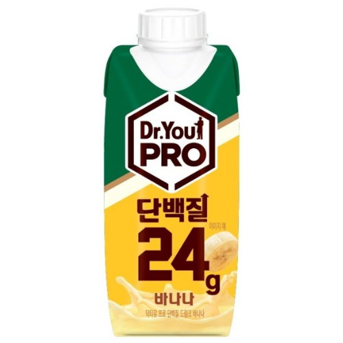 오리온 닥터유 프로 단백질 드링크 바나나 250ml (8개)