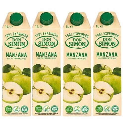 JGC,S.A 돈시몬 착즙 사과 주스 1L (15개)_이미지