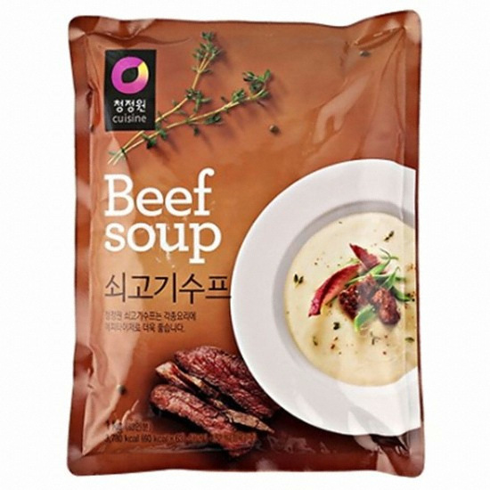 대상 청정원 쇠고기수프 1kg (1개)_이미지
