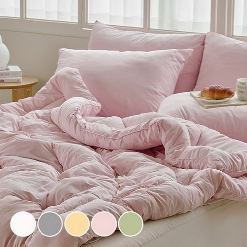 보넬라 먼지없는 알러지케어 사계절 차렵이불 세트 (퀸 Q)_이미지