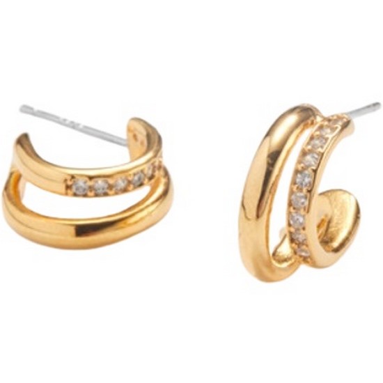 HEI Two line cubic earring