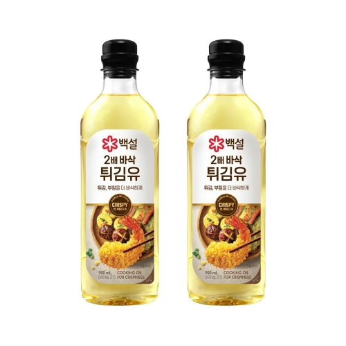 백설 2배 바삭 튀김유 900ml_이미지