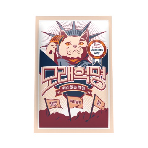 모래혁명 떡짐없는 혁명 중간입자 무향 6kg (6개)_이미지