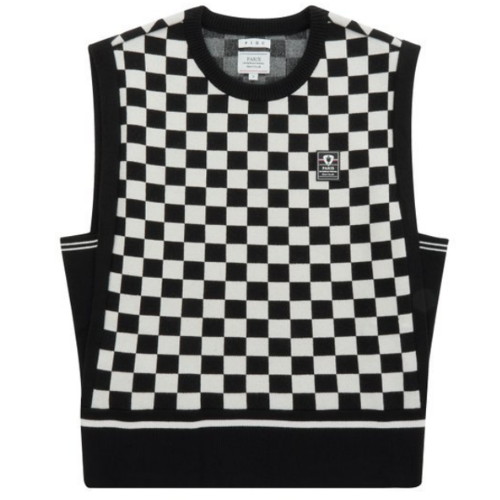 슈페리어 PIGC 2컬러 믹스 체크 패턴 베스트 LFC430139