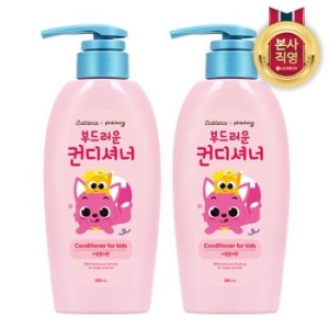 LG생활건강 베비언스 핑크퐁 컨디셔너 자몽릴리향 380ml (2개)