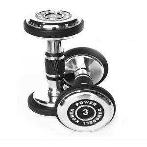 파워헬스산업 PVC 아령 세트 (3kg, 2개)_이미지