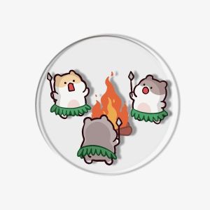 곤룐 쟈근햄찌들 무인도 아크릴 스마트톡
