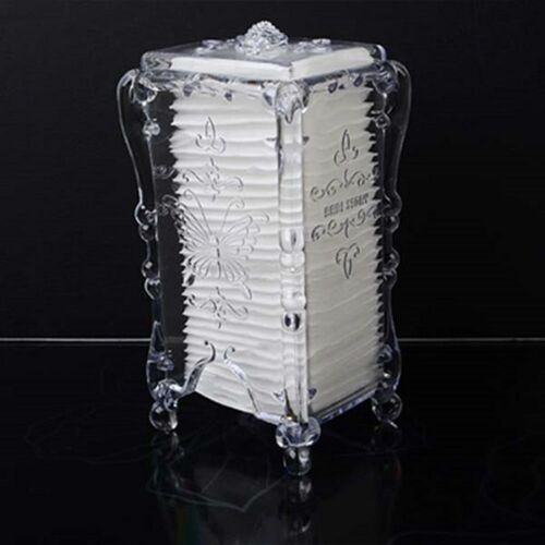 고급 정리함 화장솜 케이스 박스 화장대 보관 투명