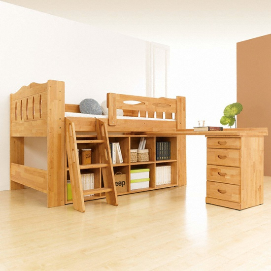 로쏘 티포 책상형 벙커침대 (매트별도)