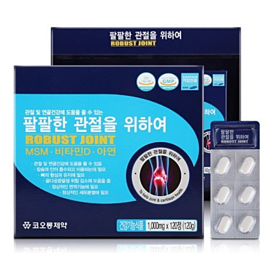 코오롱제약 팔팔한 관절을 위하여 120정 (1개)_이미지