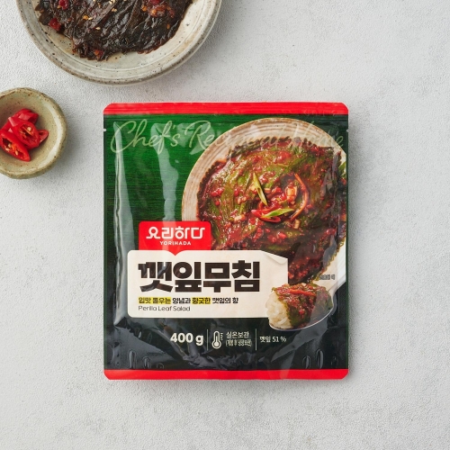 반찬단지 요리하다 깻잎무침 400g