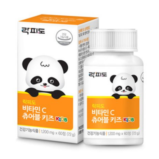 에프앤디넷 락피도 비타민C 츄어블 키즈 60정 (1개)