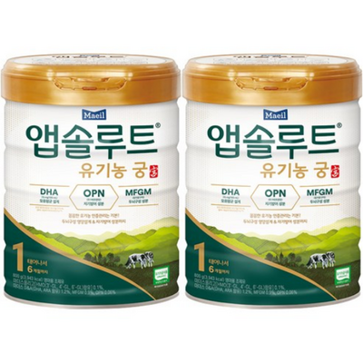 매일유업 2021 앱솔루트 유기농 궁 1단계 800g (30개)_이미지