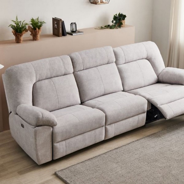 동서가구 아르노 조야원단 아쿠아텍스 패브릭 리클라이너 4인용 (일반형)_이미지