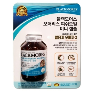 블랙모어스 오더리스 피쉬오일 미니 캡슐 510mg 250캡슐 (6개)