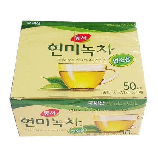 동서식품 동서 현미녹차 업소용 50T (30개)