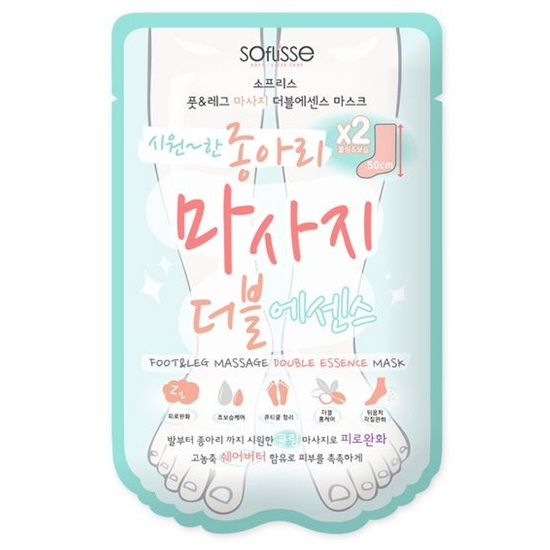 소프리스 풋 레그 마사지 더블 에센스 마스크이미지입니다. 누르면 해당 게시물로 새창이동합니다.