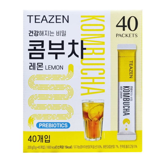 티젠 콤부차 레몬 40T (4개)