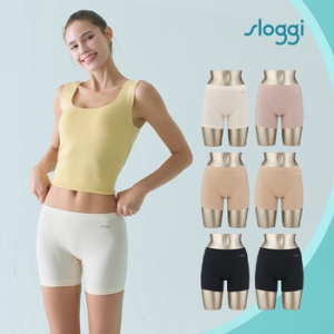  슬로기 쿨 메쉬 네모팬티 6종 세트