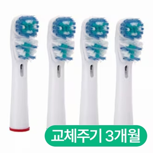 크로스액션 EB-50A 호환 칫솔모 (4개)_이미지