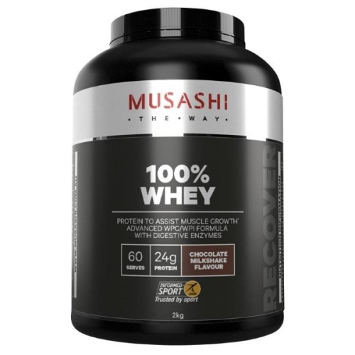 무사시 무사시 100% 웨이 프로틴 초콜릿 밀크쉐이크맛 2kg_이미지