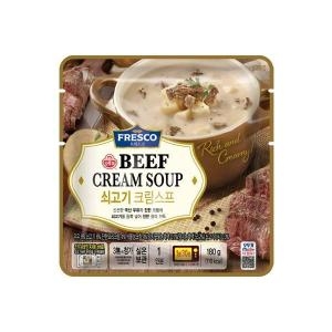오뚜기 프레스코 쇠고기 크림스프 180g (2개)_이미지