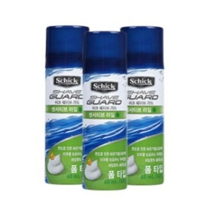  쉬크 쉐이브가드 센시티브 라임 폼 60ml [3개]