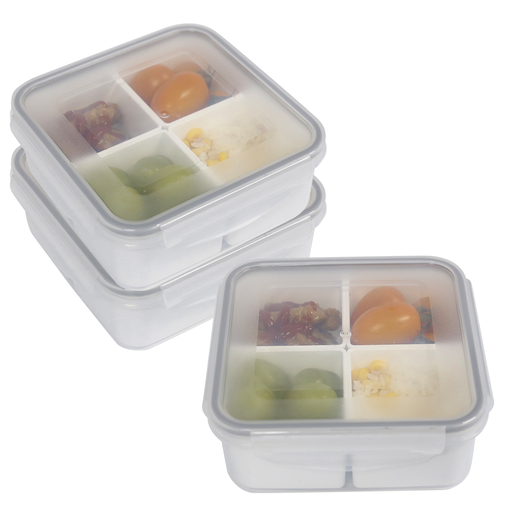 ������ �������� ���簢 4ĭ 1100ml